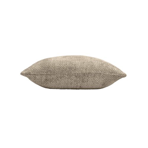 Coussin Déhoussable 45 X 45 Cm – Velours Chenille Léo – Coloris Sable