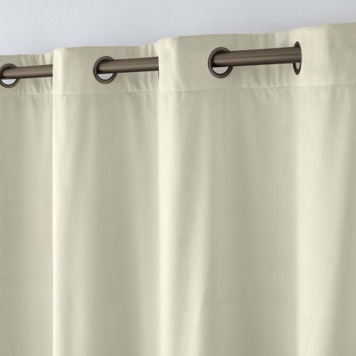 Rideau Isolant Thermique Velours Naturel 140x260 Polarchic
