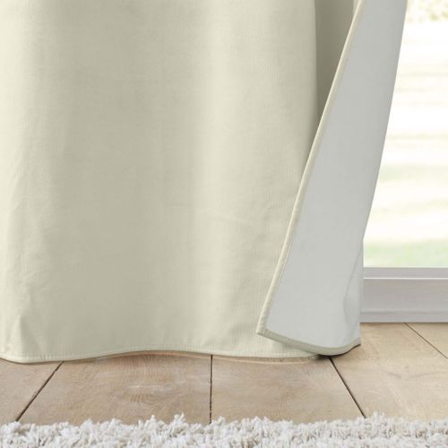 Rideau Isolant Thermique Velours Naturel 140x260 Polarchic