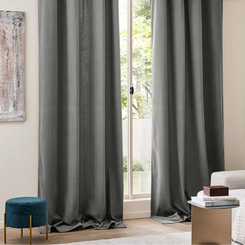 Rideau Thermique Velours 140x260 Madison Anthracite