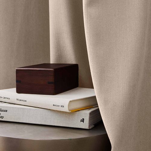 Rideau Thermique Velours 140x260 Madison Noisette