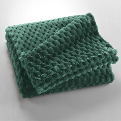 Plaid Polaire Cocooning 125x150 Mini Frosty Cèdre