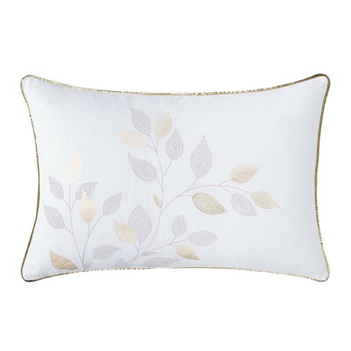 Coussin Déhoussable 40 X 60 Cm – Coton/polyester – Imprimé Métallisé Duchesse