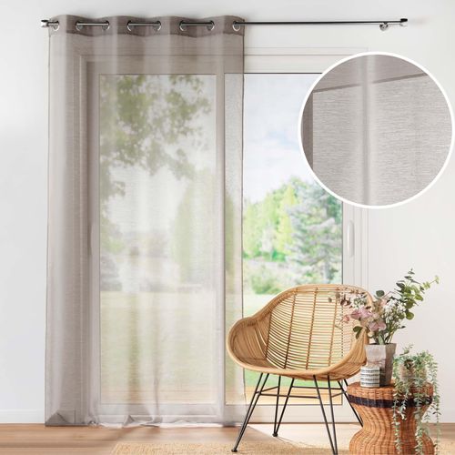 Rideau Voilage "lisséa" 140x240cm Taupe
