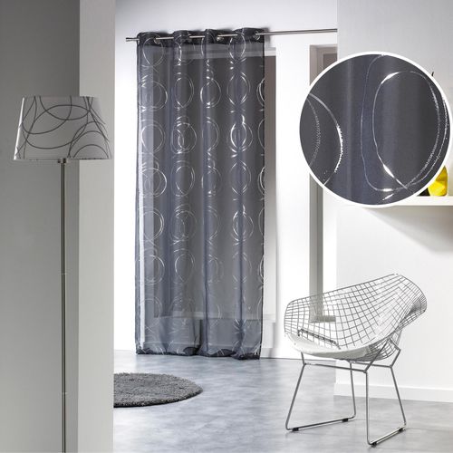 Rideau Voilage "bully" 140x240cm Anthracite