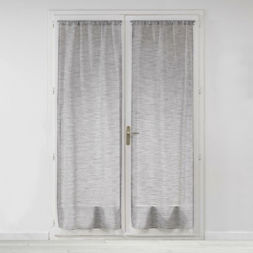 Paire De Voilages "milza" 70x200cm Anthracite