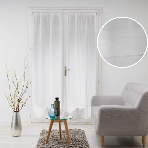 Paire De Voilages "milza" 70x240cm Blanc