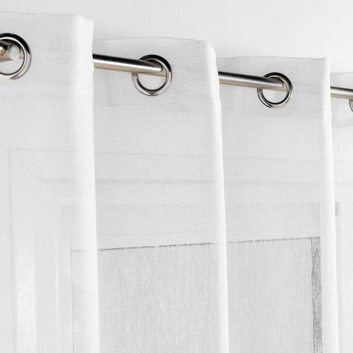 Voilage 140x240 cm SUNLINE Blanc/Argent