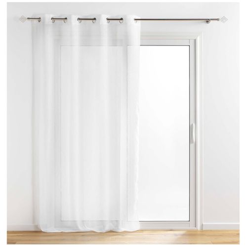 Voilage 140x240 cm SUNLINE Blanc/Argent