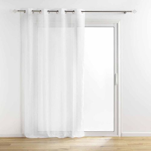 Voilage 140x240 cm SUNLINE Blanc/Argent