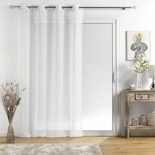 Voilage 140x240 cm SUNLINE Blanc/Argent