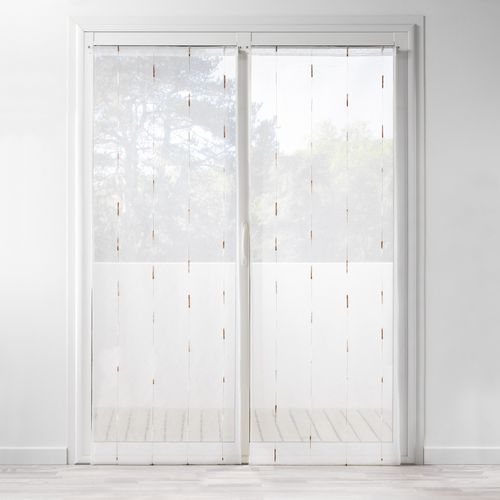 Paire De Voilages "chenilla" 70x240cm Naturel