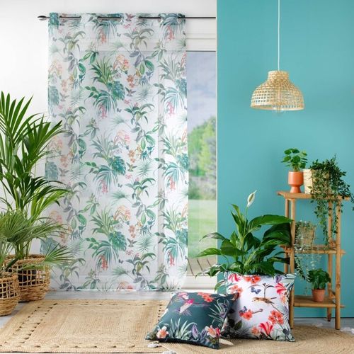 Rideau Voilage à Oeillets "féerie" 140x240cm Blanc