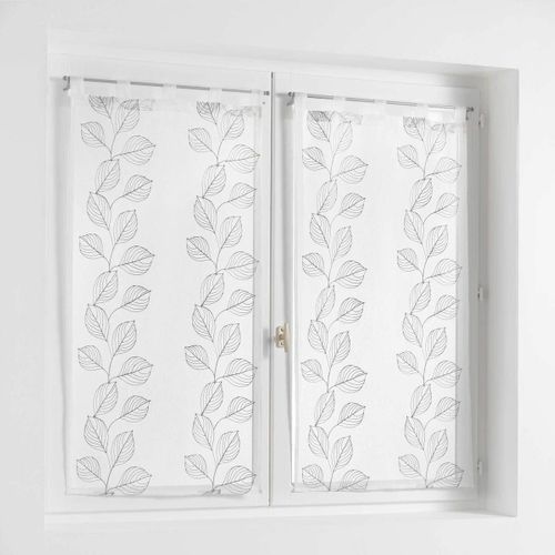 Paire De Voilages "edenia" 60x160cm Gris