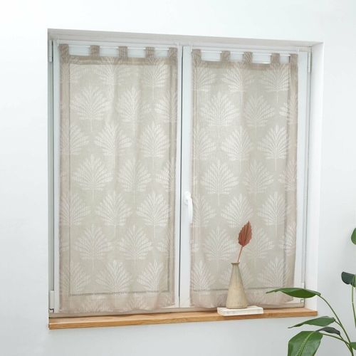 Paire De Voilages "levita" 60x120cm Taupe