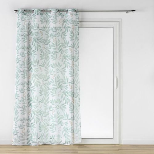 Rideau Voilage à Oeillets "biovana" 140x280cm Vert