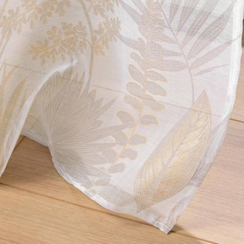 Rideau Voilage à Oeillets "melisse" 140x240cm Multicolore