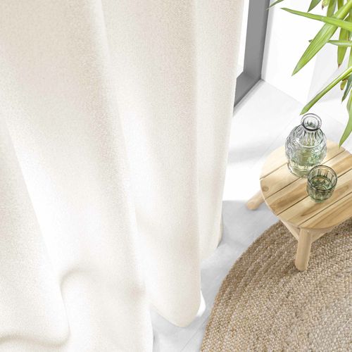 Rideau Voilage à Oeillets "loulaine" 140x240cm Lin