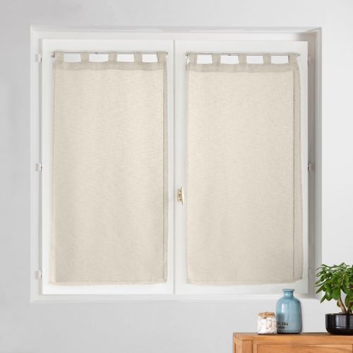 Paire De Voilages à Passants "carlin" 60x160cm Lin