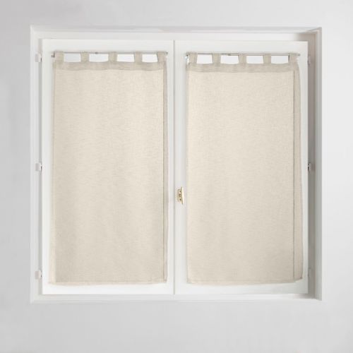 Paire De Voilages à Passants "carlin" 60x160cm Lin