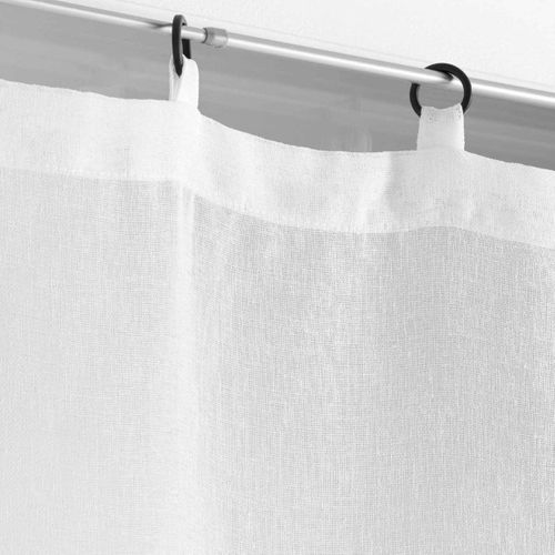 Paire De Voilages à Oeillets "davina" 60x120cm Blanc
