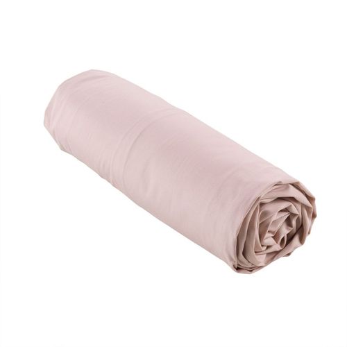 Drap Housse "percaline" 160x200cm Rose