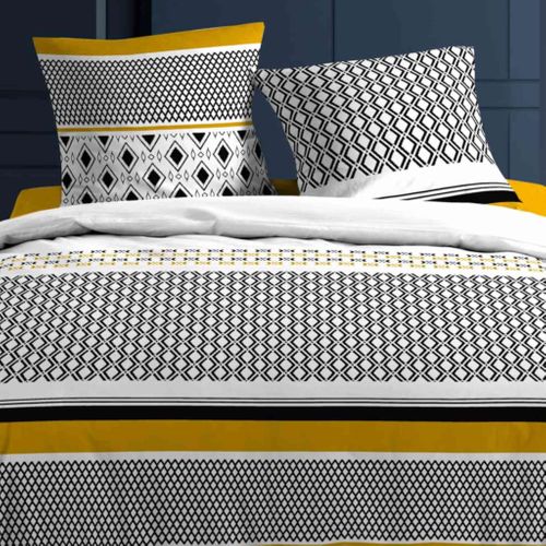 Parure De Lit 3 Pièces "izaro" 240x220cm Blanc