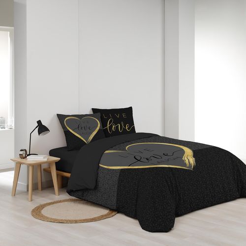 Parure De Lit Crazy Love Anthracite 200x200