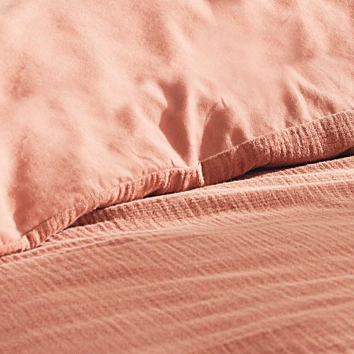 Parure De Lit Gaze De Coton Angelia Rose 260x240