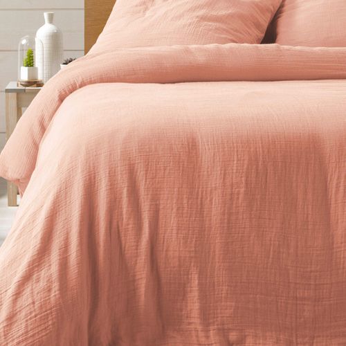 Parure De Lit Gaze De Coton Angelia Rose 260x240