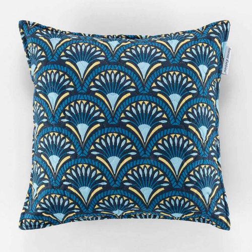 Housse De Coussin à Motifs "come" 60x60cm Bleu