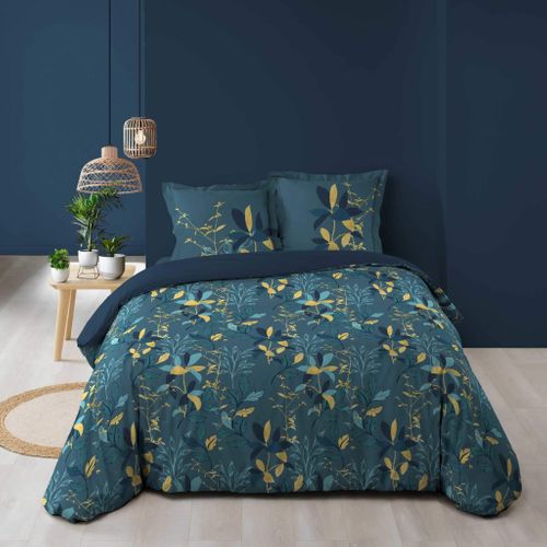 Parure De Lit Graminella Bleu Canard 240x220