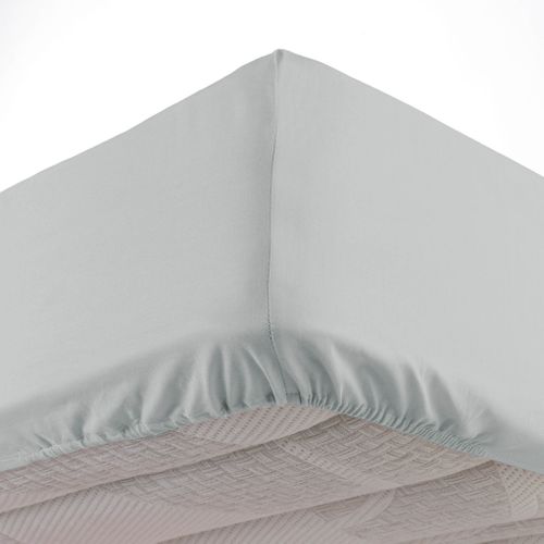 Drap Housse En Coton Biologique Gris 90x190