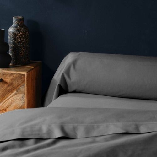 Taie De Traversin "lina" 85x185cm Anthracite