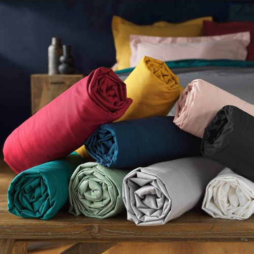 Drap Housse "lina" 90x190cm Anthracite
