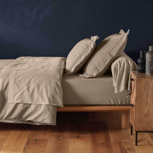Drap Housse "lina" 90x190cm Sable