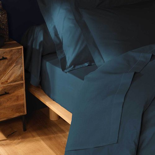 Drap Housse "lina" 90x190cm Bleu