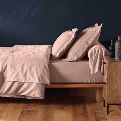 Drap Housse "lina" 180x200cm Rose