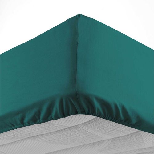 Drap Housse "lina" 180x200cm Emeraude