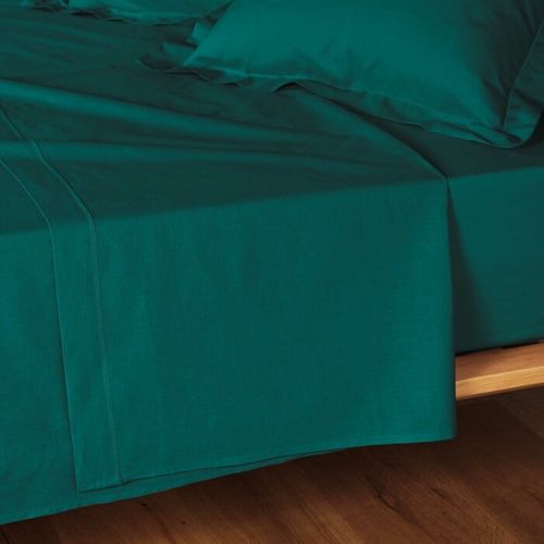 Drap Plat "lina" 180x290cm Emeraude