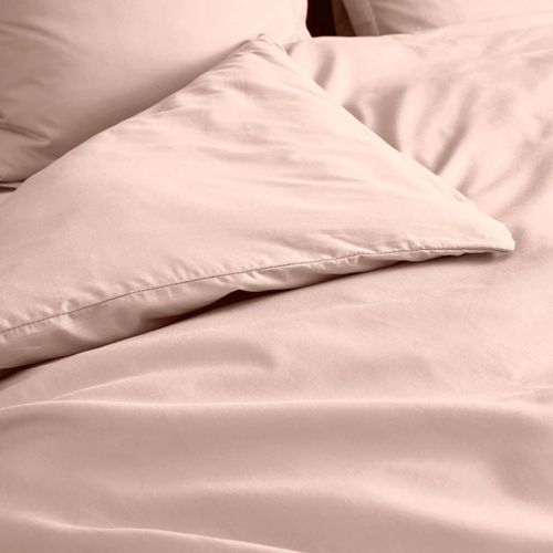 Housse De Couette "percaline" 240x260cm Nude