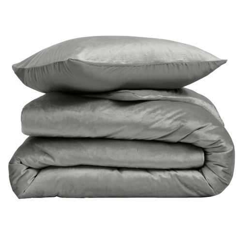 Parure De Lit 3 Pièces "velina" 240x220cm Anthracite