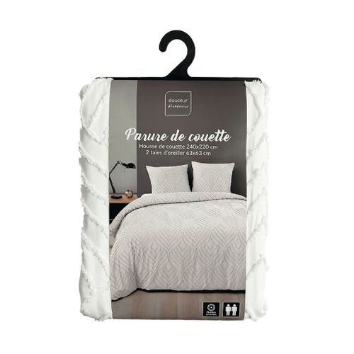 Parure De Lit Heltie Blanc 240x220 Cm