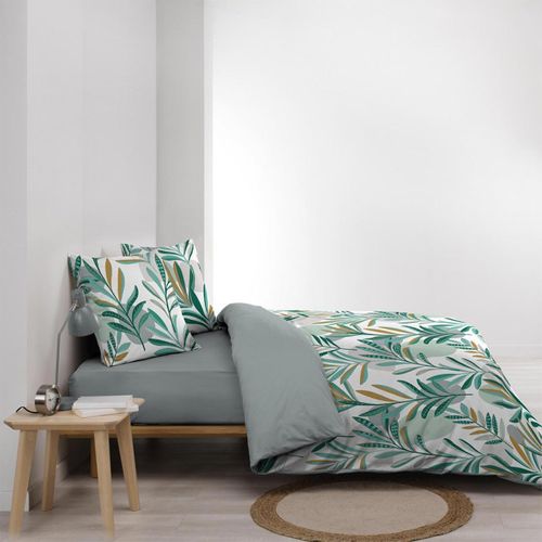 Parure De Lit 3 Pièces "louna" 240x220cm Vert