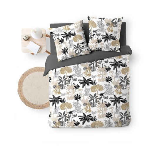 Parure De Lit 3 Pièces "scarlett" 240x220cm Gris