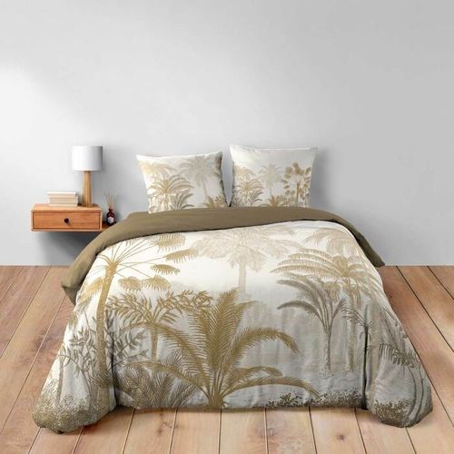 Parure De Lit 3 Pièces "cocoty" 260x240cm Naturel