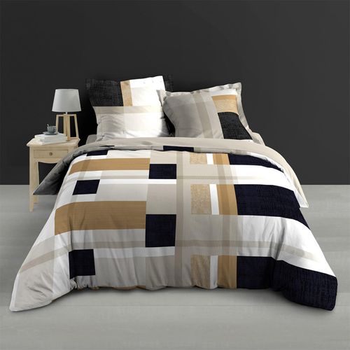 Parure De Lit 3 Pièces "ulysse" 260x240cm Multicolore