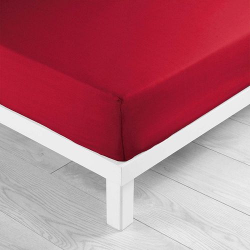 Drap Housse Microfibre Oscar Rouge 90x190 Cm