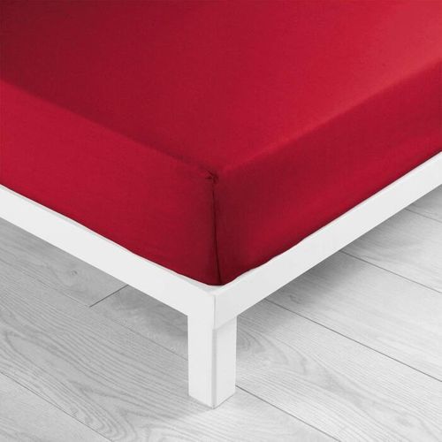 Drap Housse Microfibre Oscar Rouge 90x190 Cm