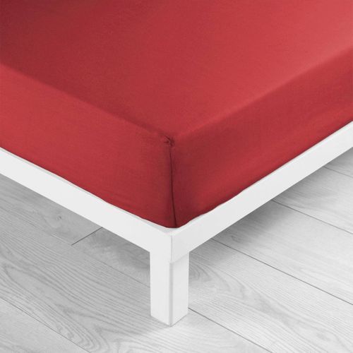 Drap Housse Microfibre Oscar Rouge 140x190 Cm